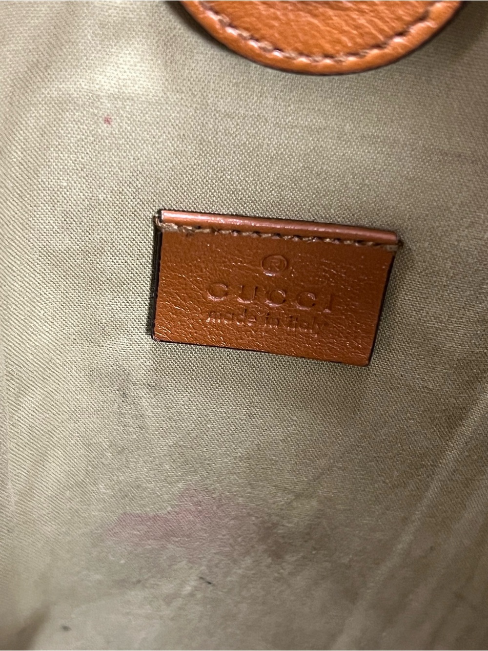 Gucci Canvas Tote with Pouch - Picture 3 of 5